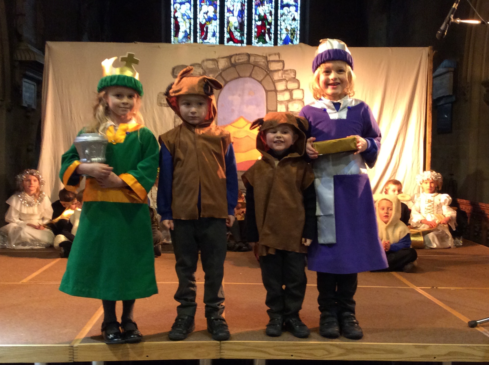 Nativity players